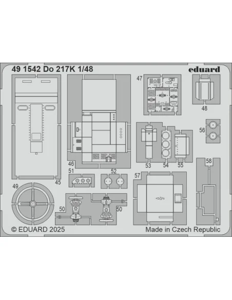 Do 217K ICM, 1/48 - Eduard Accessories 491542