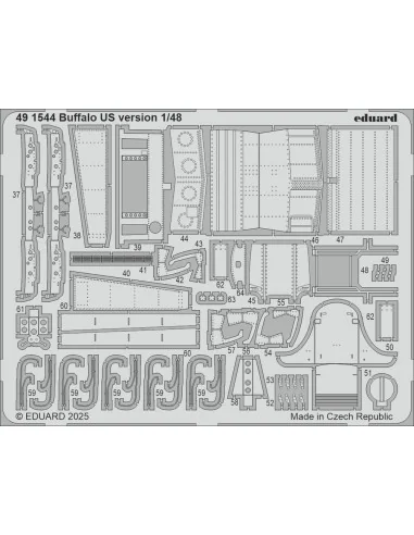 Buffalo US version TAMIYA, 1/48 - Eduard Accessories 491544