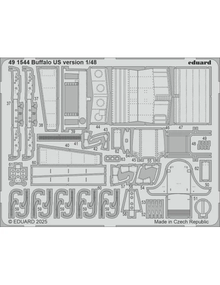 Buffalo US version TAMIYA, 1/48 - Eduard Accessories 491544
