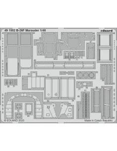 B-26F Marauder ICM, 1/48 - Eduard Accessories 491552