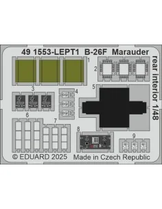 B-26F Marauder rear interior ICM, 1/48 - Eduard Accessories 491553