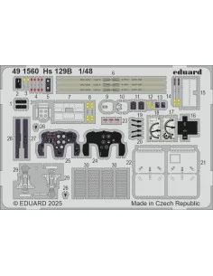Hs 129B for Takom, 1/48 - Eduard Accessories 491560