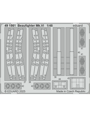 [NO_DESC] Beaufighter Mk.VI for Revell, 1/48 - Eduard Accessories 4...