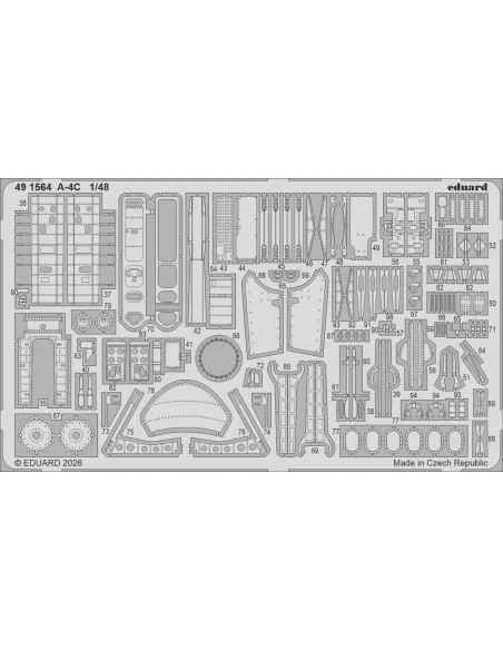 A-4C for Hobby Boss, 1/48 - Eduard Accessories 491564