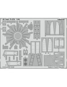 P-47N for Miniart, 1/48 - Eduard Accessories 491568