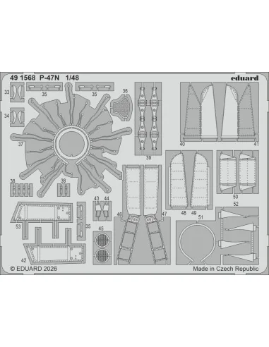 P-47N for Miniart, 1/48 - Eduard Accessories 491568