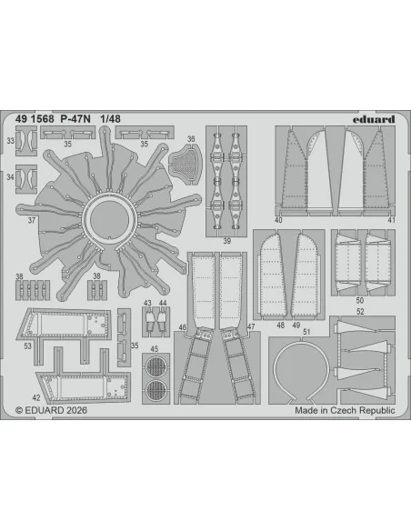 P-47N for Miniart, 1/48 - Eduard Accessories 491568