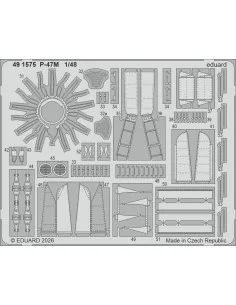 P-47M for Miniart, 1/48 - Eduard Accessories 491575