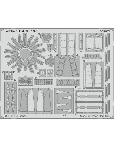 P-47M for Miniart, 1/48 - Eduard Accessories 491575