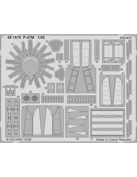 P-47M for Miniart, 1/48 - Eduard Accessories 491575