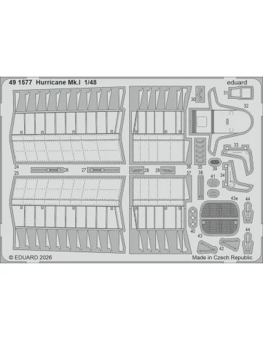Hurricane Mk.I for Arma Hobby, 1/48 - Eduard Accessories 491577