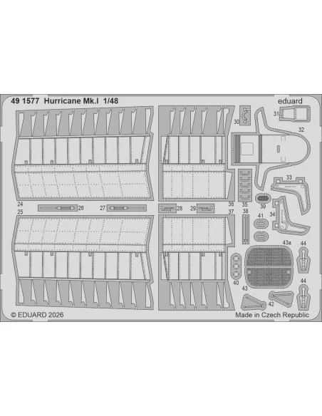 Hurricane Mk.I for Arma Hobby, 1/48 - Eduard Accessories 491577