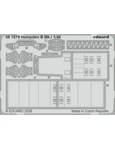 Hampden B Mk.I for ICM, 1/48 - Eduard Accessories 491579