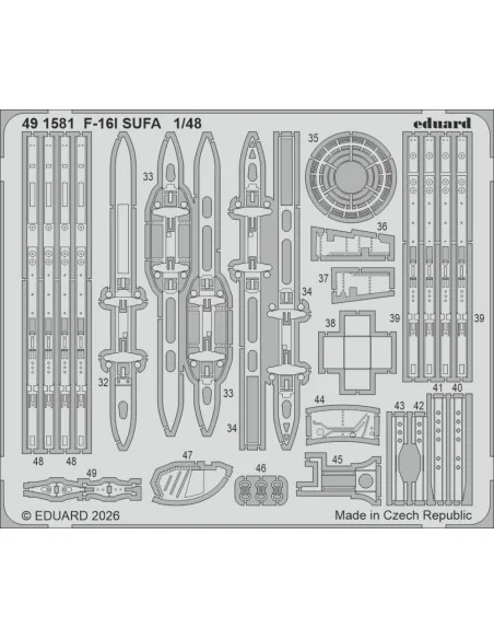 F-16I SUFA for Great Wall Hobby, 1/48 - Eduard Accessories 491581