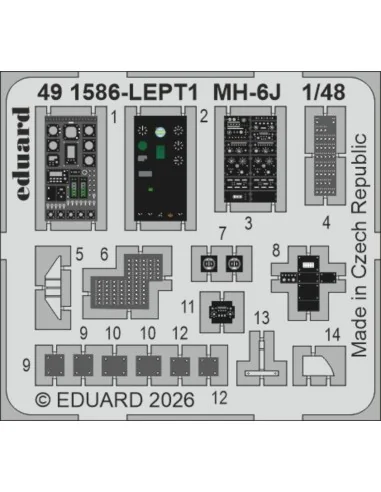 MH-6J for ICM, 1/48 - Eduard Accessories 491586