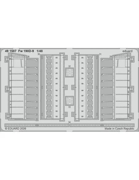 Fw 190D-9 for Miniart, 1/48 - Eduard Accessories 491587