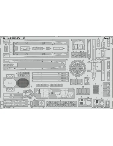 F-16I SUFA (Kinetic Gold edition kit) for Kinetic, 1/48 - Eduard Ac...
