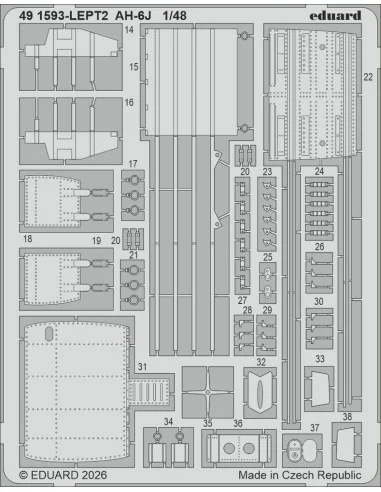 AH-6J for ICM, 1/48 - Eduard Accessories 491593