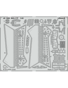 [NO_DESC] MiG-17F for Kinetic, 1/48 - Eduard Accessories 491598