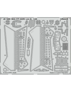 MiG-17F (GDR - Lim 5) for Kinetic, 1/48 - Eduard Accessories 491599