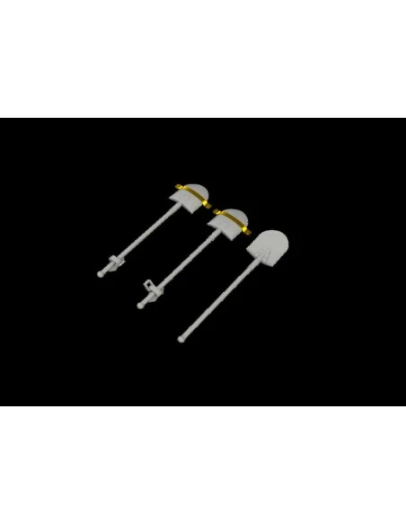 WWII German tool set, 1/35 - Eduard Accessories SIN635001