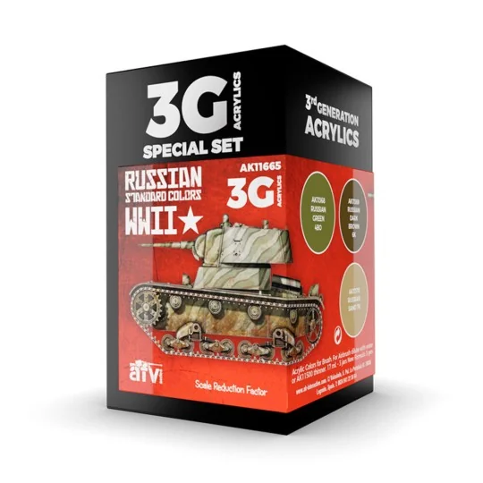 RUSSIAN STANDARD WWII COMBO 3G - AK Interactive AK11665 RUSSIAN STANDARD WWII COMBO 3G - AK Interactive AK11665