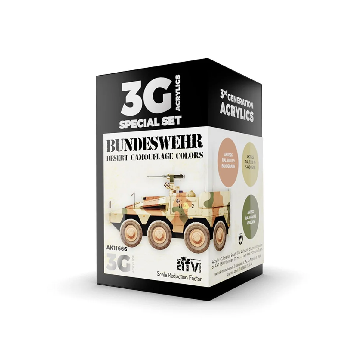 BUNDESWEHR DESERT COLORS 3G - AK Interactive AK11666