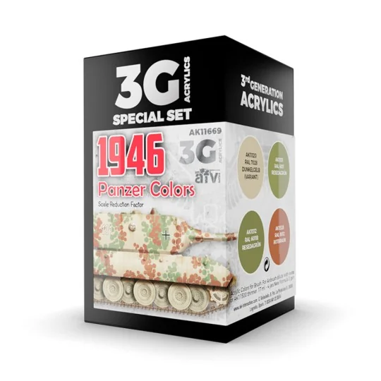 PANZER COLORS 1946 3G - AK Interactive AK11669 PANZER COLORS 1946 3G - AK Interactive AK11669