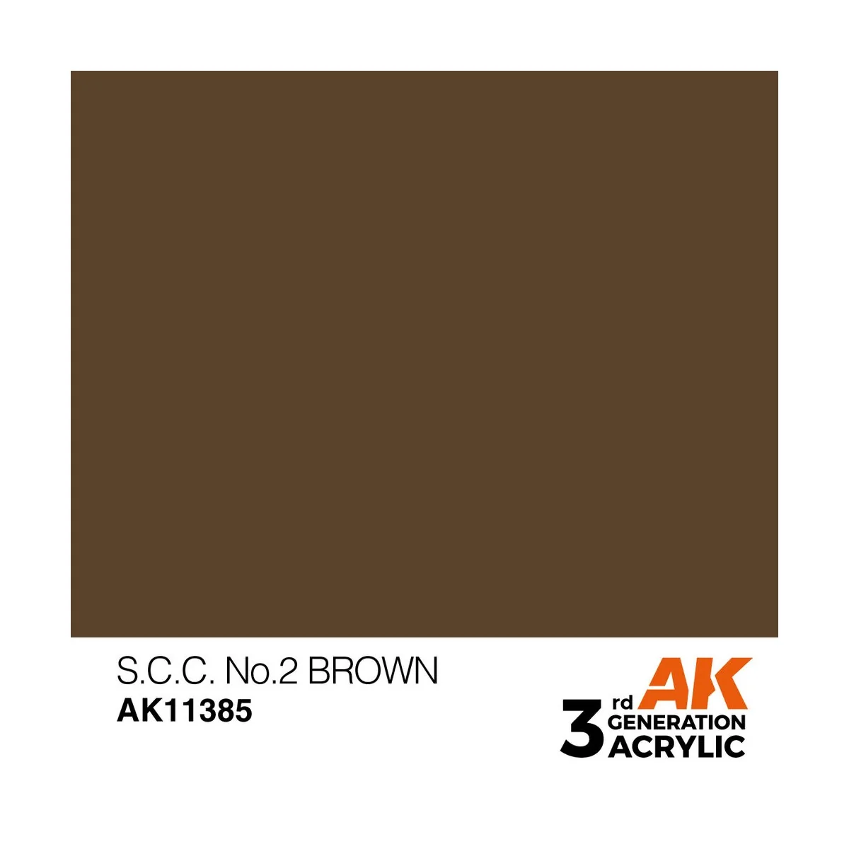 S.C.C. No.2 Brown - AK Interactive AK11385