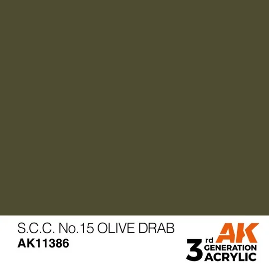 S.C.C. No.15 Olive Drab - AK Interactive AK11386