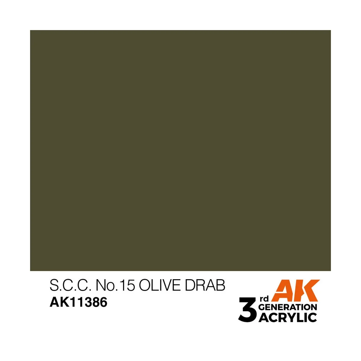 S.C.C. No.15 Olive Drab - AK Interactive AK11386