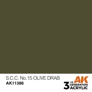 S.C.C. No.15 Olive Drab - AK Interactive AK11386 S.C.C. No.15 Olive Drab - AK Interactive AK11386