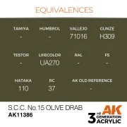 S.C.C. No.15 Olive Drab - AK Interactive AK11386