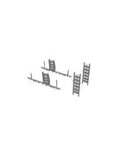 B-26B bomb racks PRINT ICM, 1/48 - Eduard Accessories 6481012