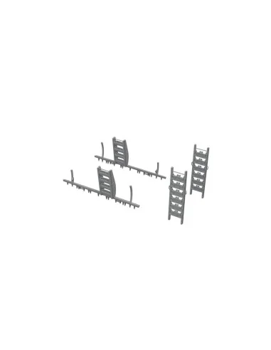 B-26B bomb racks PRINT ICM, 1/48 - Eduard Accessories 6481012