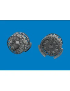 B-26B/C engines PRINT for ICM, 1/48 - Eduard Accessories 6481013