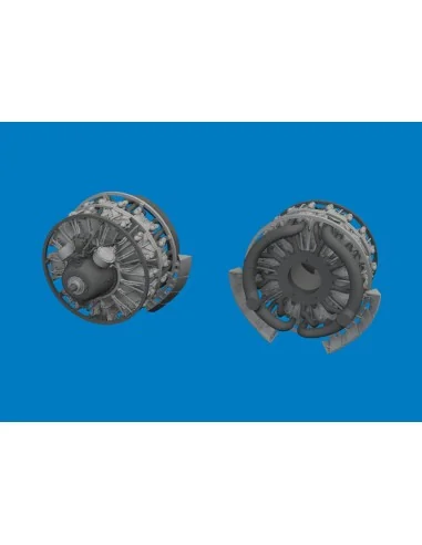 B-26B/C engines PRINT for ICM, 1/48 - Eduard Accessories 6481013