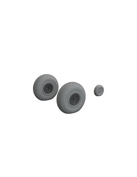 B-17F wheels cross tread, 1/48 - Eduard Accessories 6481024