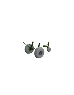 B-17F wheels oval tread, 1/48 - Eduard Accessories 6481026