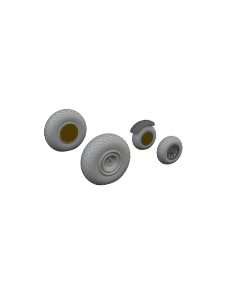 B-24J wheels, 1/48 - Eduard Accessories 6481028