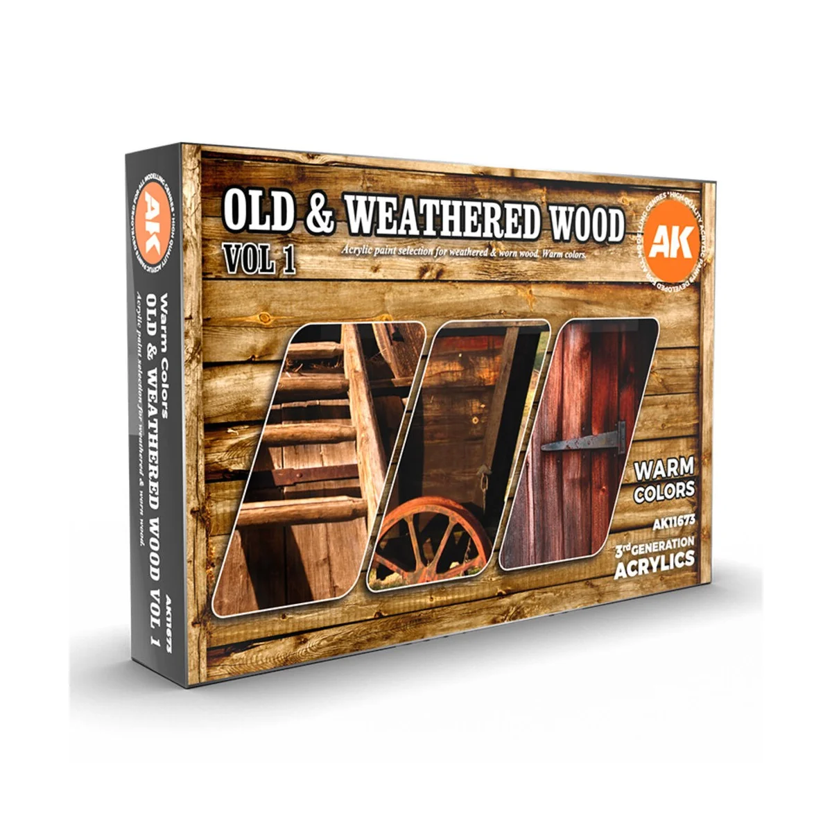 OLD & WEATHERED WOOD VOL1 - AK Interactive AK11673