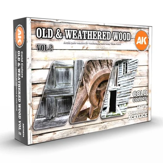 OLD & WEATHERED WOOD VOL2 - AK Interactive AK11674