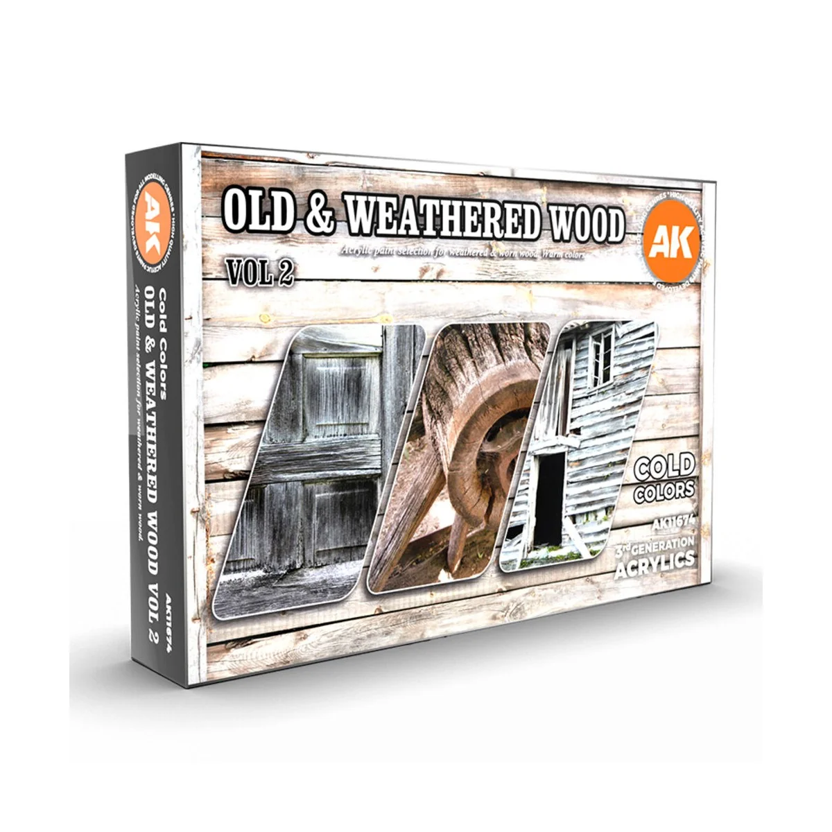 OLD & WEATHERED WOOD VOL2 - AK Interactive AK11674
