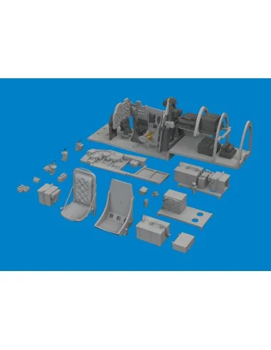 P-51B Malcolm Hood canopy cockpit PRINT, 1/48 - Eduard Accessories ...