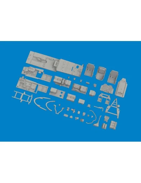 P-51B Malcolm Hood canopy cockpit PRINT, 1/48 - Eduard Accessories ...