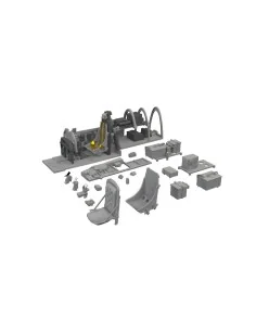 P-51B Birdcage canopy cockpit PRINT EDUARD, 1/48 - Eduard Accessori...
