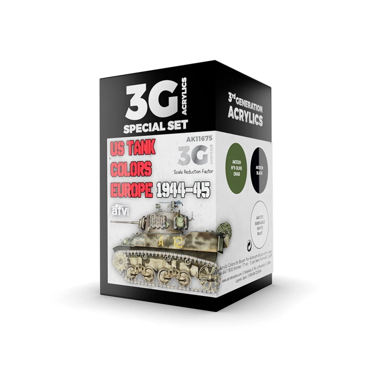 US TANK COLORS EUROPE 1944-45 - AK Interactive AK11675