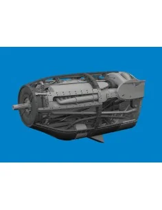 P-38F/G left engine PRINT, 1/48 - Eduard Accessories 6481036