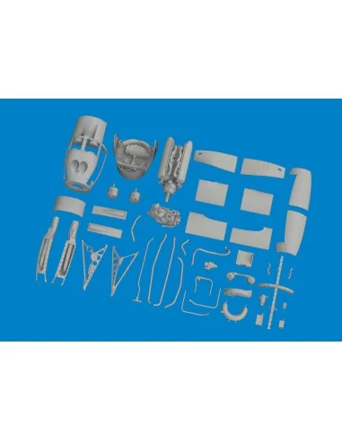 P-38F/G left engine PRINT, 1/48 - Eduard Accessories 6481036