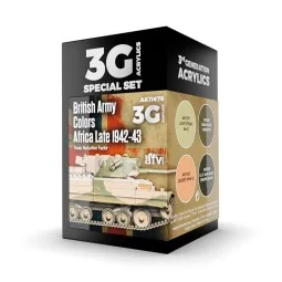 BRITISH ARMY COLORS AFRICA, LATE 1942-43 - AK Interactive AK11678